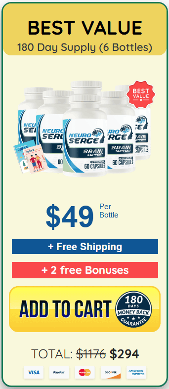 Buy Neuro Serge 6 Bottle Best Value